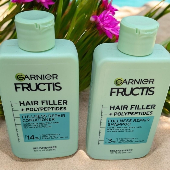 Garnier Fructis Hair Filler Shampoo and Conditioner Set (EUC) - Picture 1 of 7